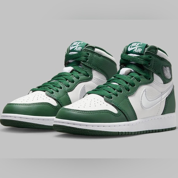Air Jordan 1 Retro High OG 💚🩶🤍 - Picture 1 of 6
